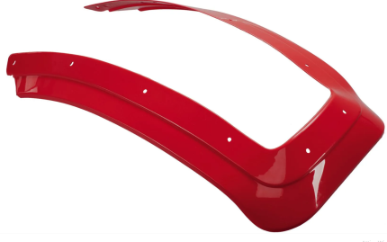 em Number 50791-CR Front Fender Extension Chappy Red