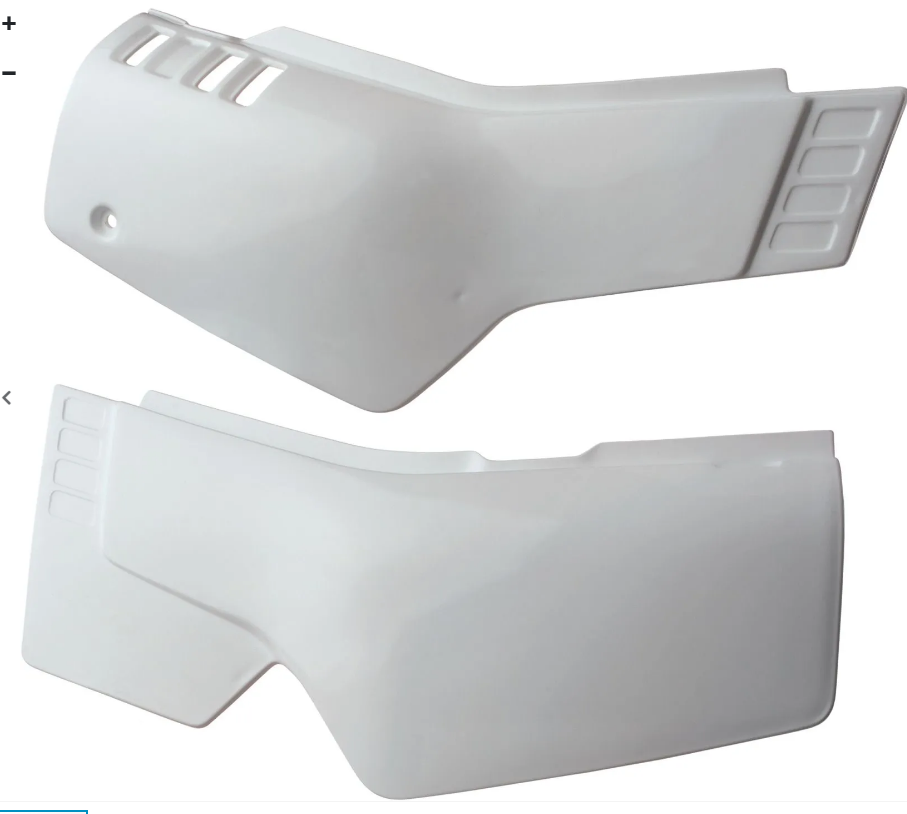 Immagine 2025-08-12 093826 Replica Side Cover Set, White (1 Pair/2 Pieces)