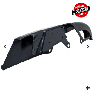 Paracatena/custodia catena (tipo grande), nero, fornito senza piccole parti -> vedere articolo n. 29434, riferimento OEM n. 1U6-22311-00-33 10149RP K