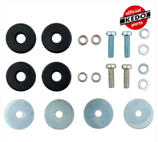 Kit di montaggio per paracatena OEM XT500 Articolo 10149RP, 20 pezzi, completo (gomme, boccole, viti, rondelle) 29434K